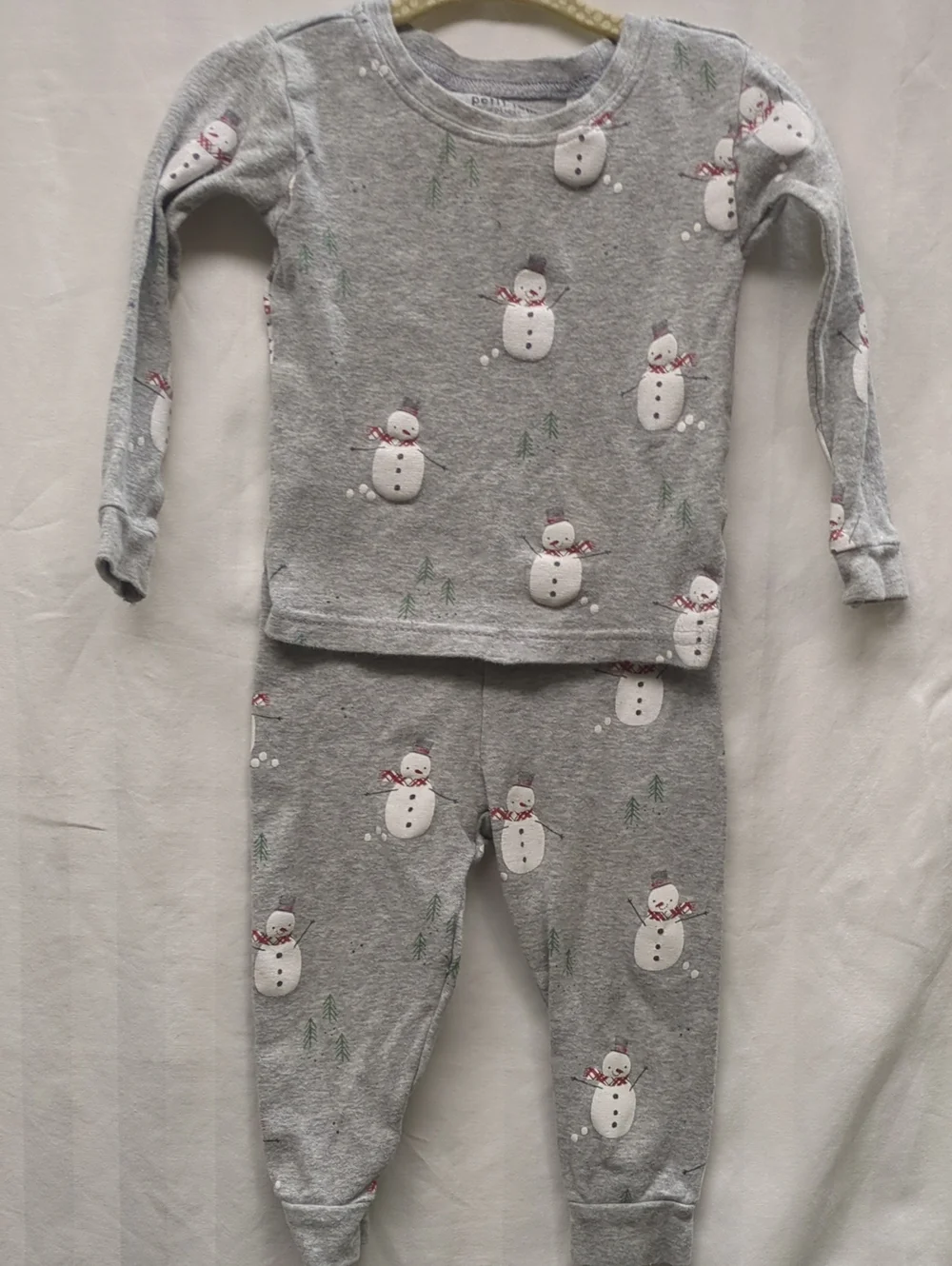 Petit Lem Snowman Pajamas